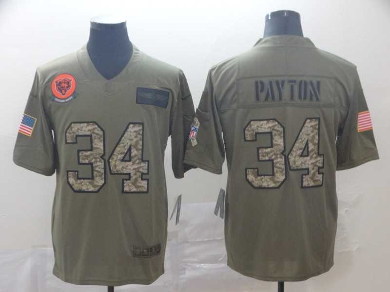 Nike Bears 34 Walter Payton 2019 Olive Camo Salute To Service Limited Jersey,We sell and wholesale Nike Bears 34 Walter Payton 2019 Olive Camo Salute To Service Limited Jersey on line form chian!